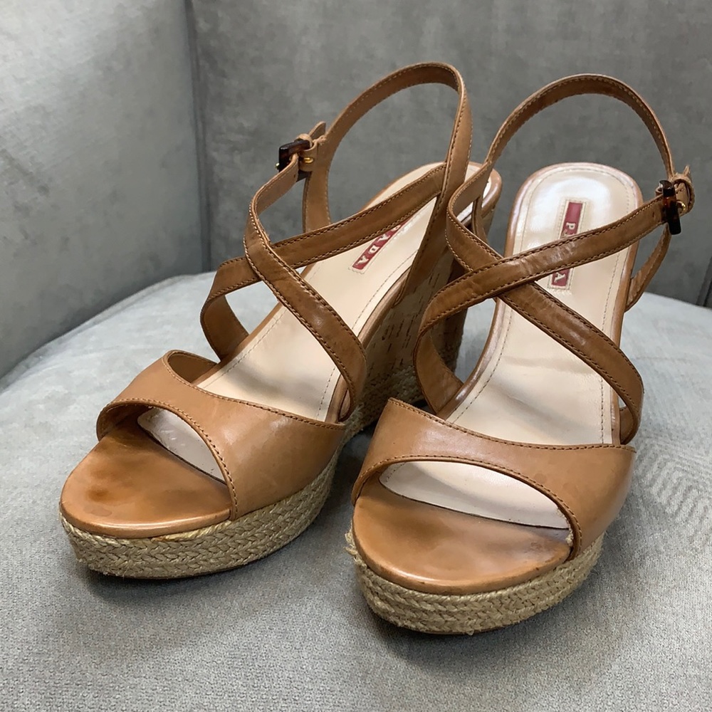 Prada wedges